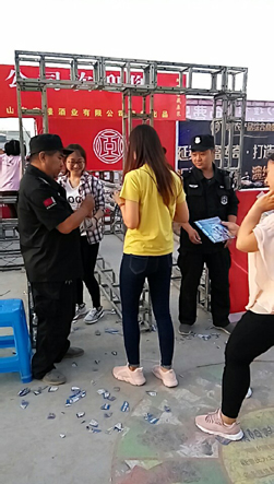 夏津中贸啤酒节执勤