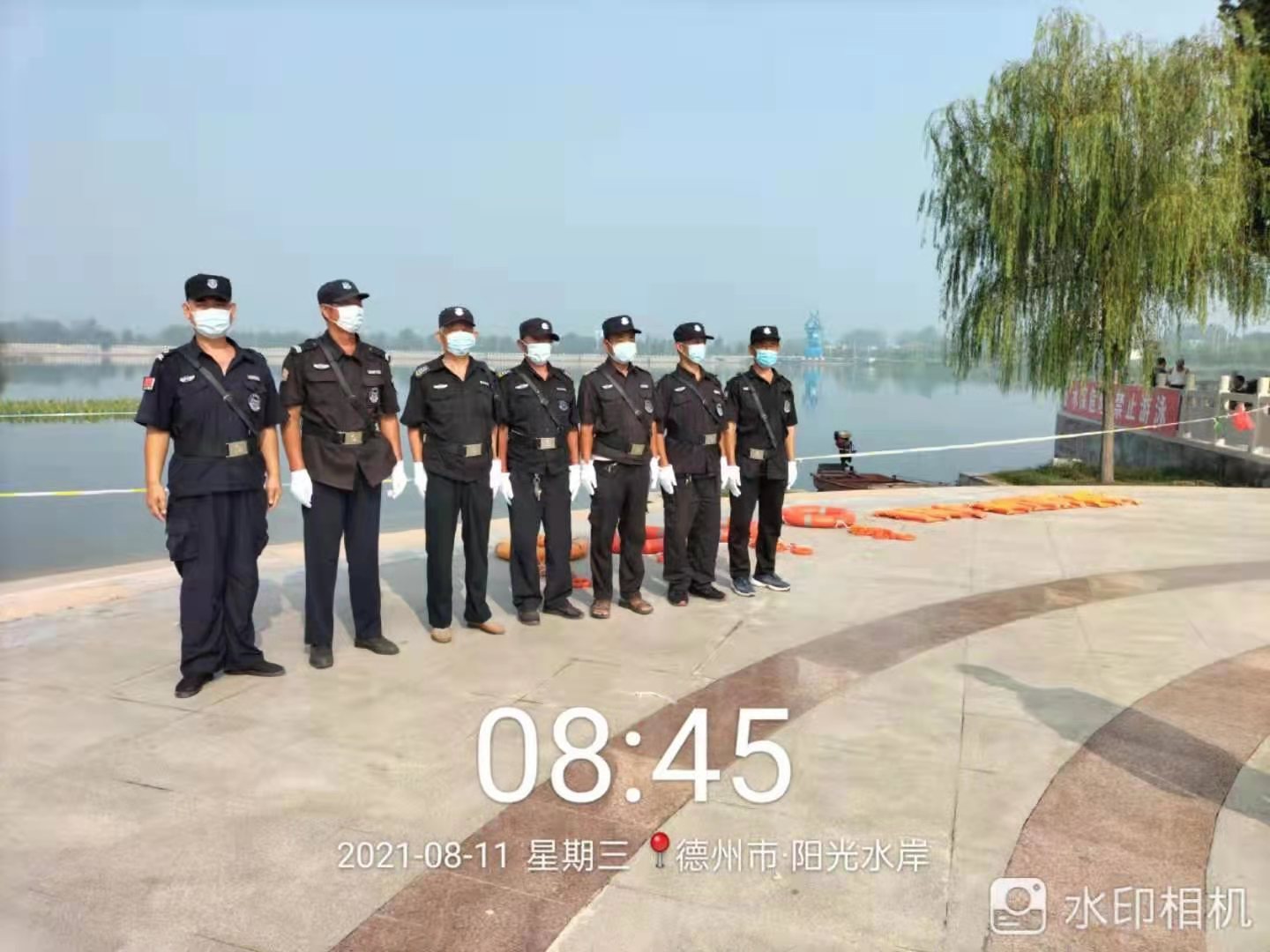 防溺水演练